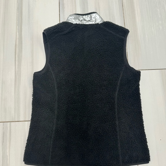 RLX Fleece Vest Black Women’s M Ralph Lauren Relective - Picture 2 of 5